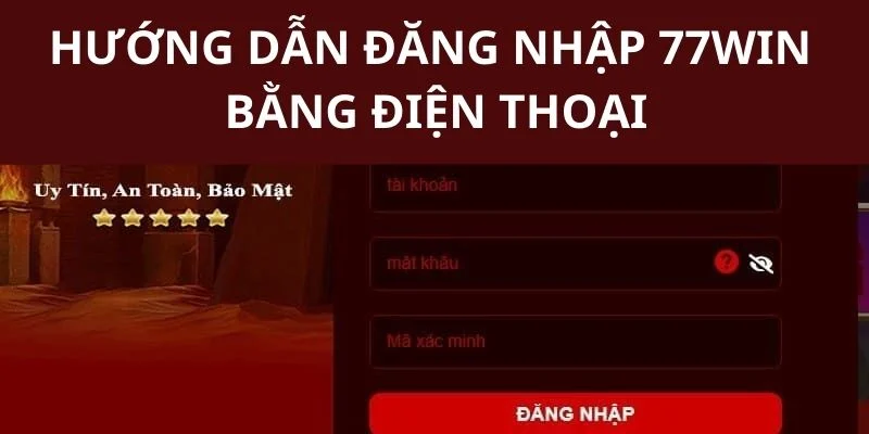 Chỉ dẫn các bước thao tác login từ điện thoại